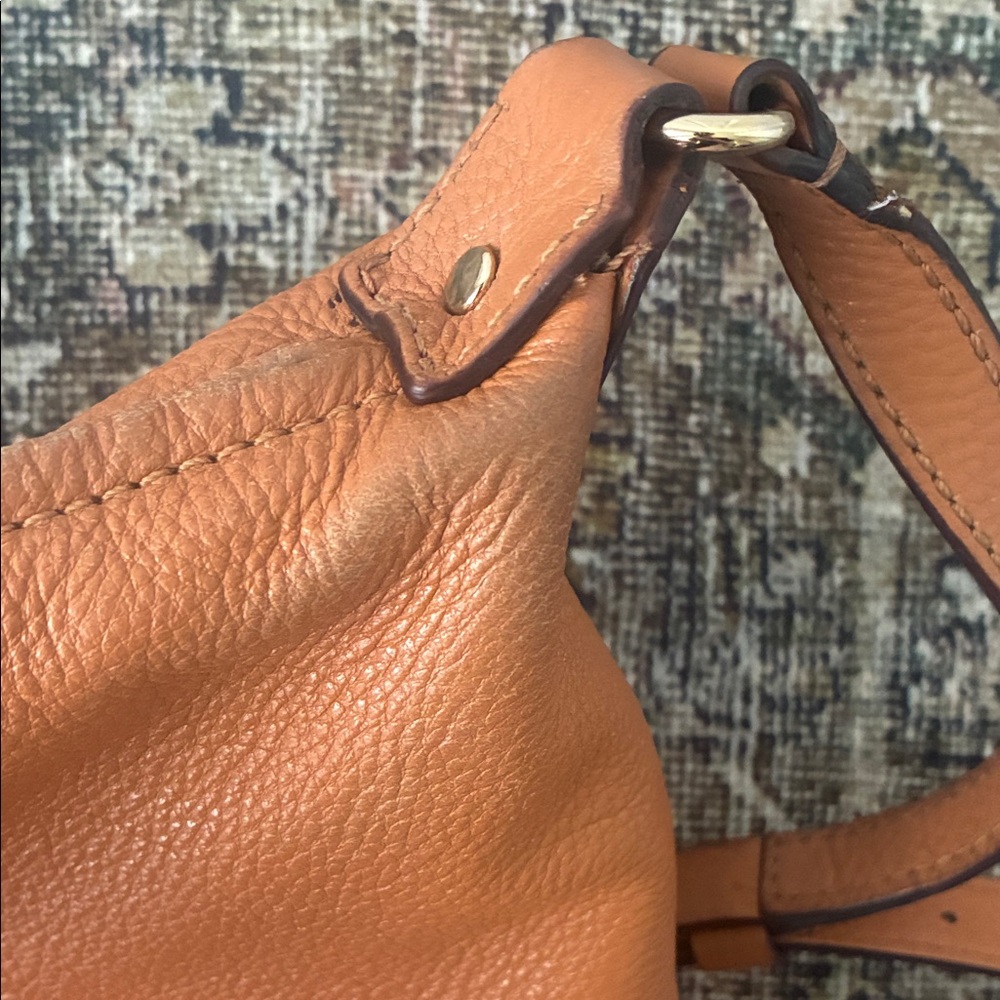 Kate Spade Leather Tan/Brown/Camel Crossbody Bag - Picture 12 of 15